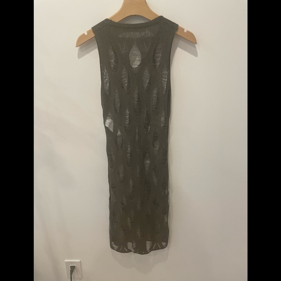 2022 spring Dion Lee NET DISTRESSED MINI Dress - Picture 5 of 12